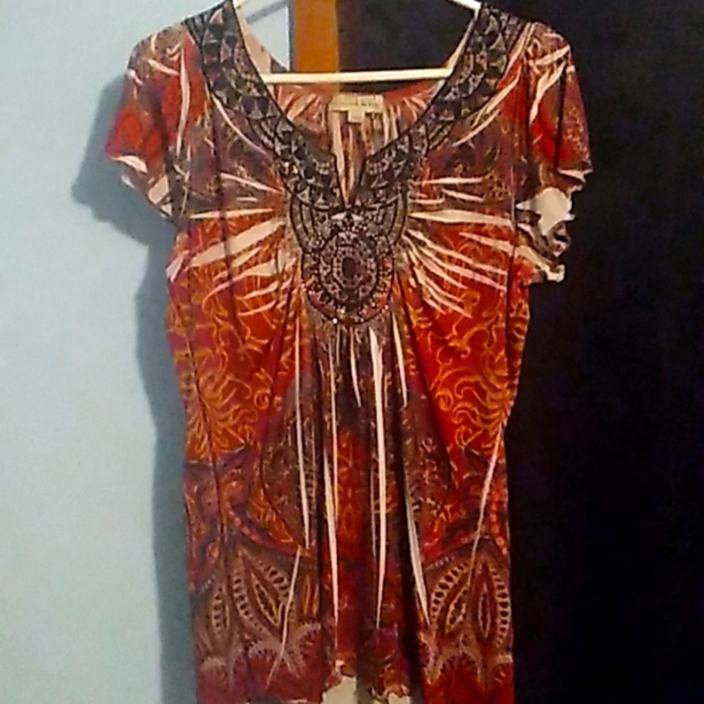 Tribal pattern top
